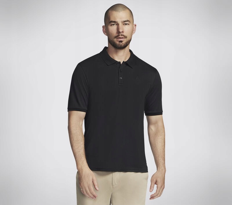 Tričko pánské Skechers Off Duty polo černé TP43 Blk