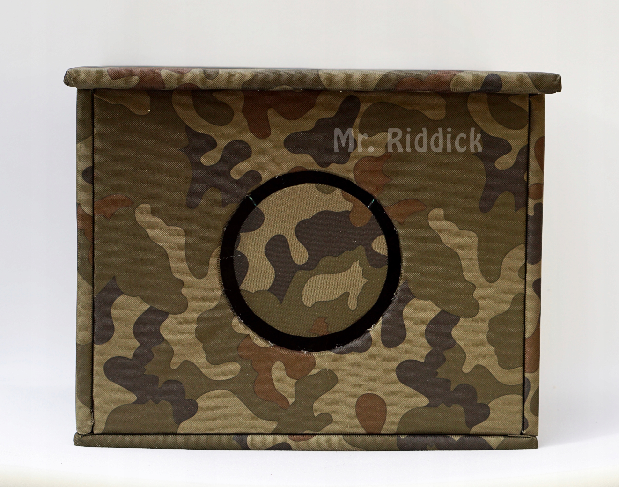 Bouda pro kočky 100% zateplená na dvůr Mr. Riddick M-1 Maskáčový 43 cm x 41,5 cm