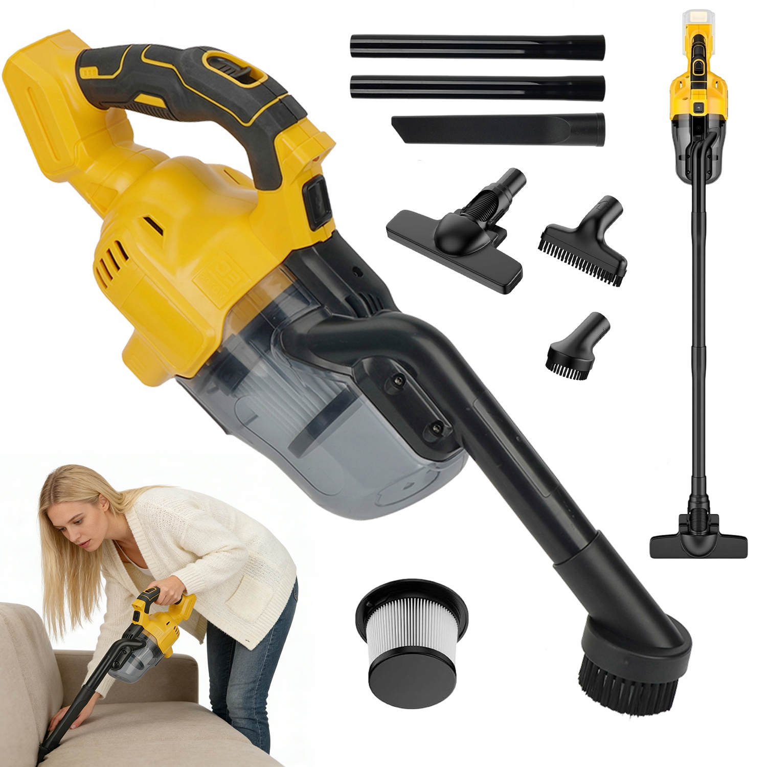 Bezdrátový Vysavač S Kompatibilitou S Bateriemi Dewalt 20 V