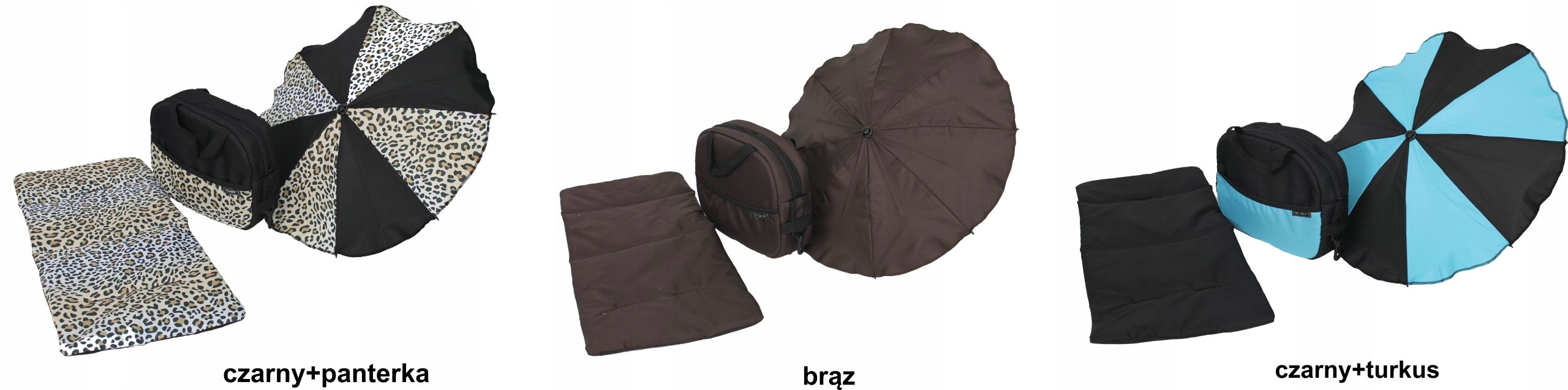 NOWOŚĆ ! ZESTAW TORBA+PARASOL+MATERAC KAREX+GRATIS Szerokość (dłuższy bok) 32 cm