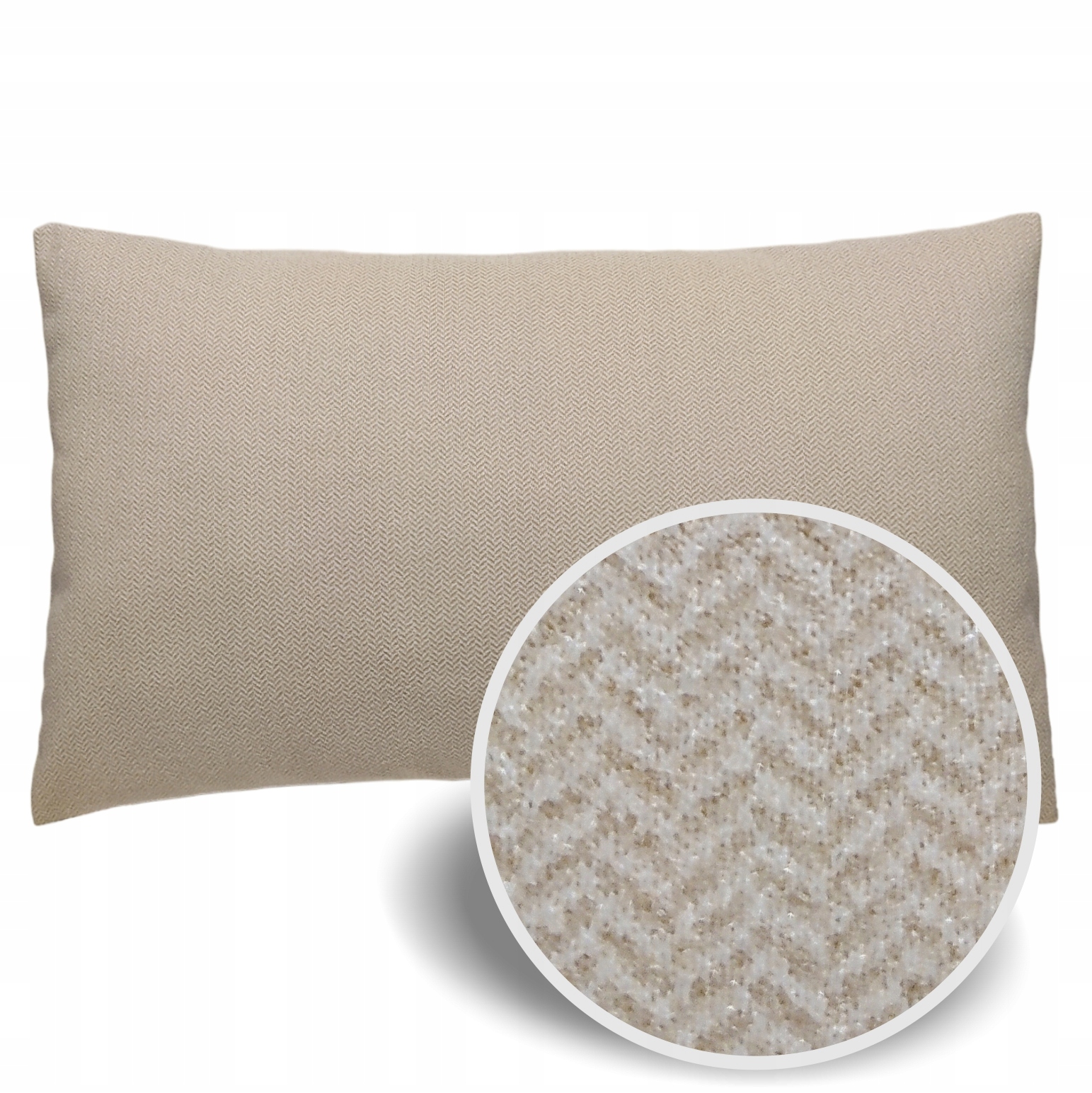 POSZEWKA dekoracyjna Boho jodełka beż 40x60 ASTO deco