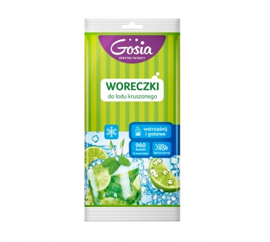 

Woreczki do lodu Kruszonego Gosia 960 kostek 1szt