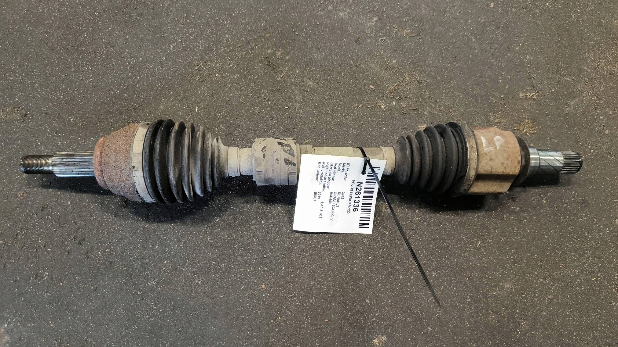 semi-axis left front 1.3 RENAULT GRAND SCENIC IV