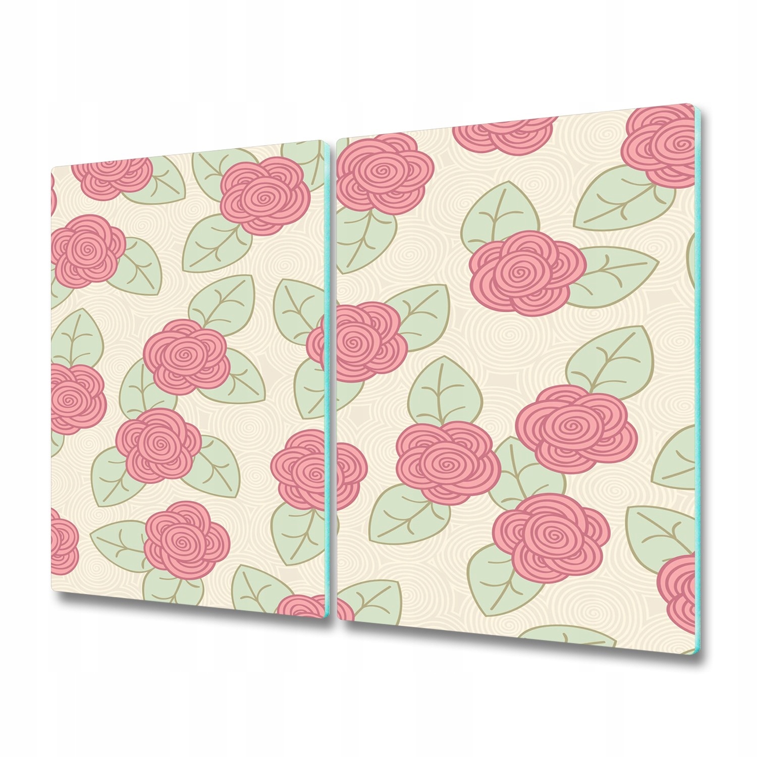 

Deska szklana płyta do kuchni Róże 2x30x52