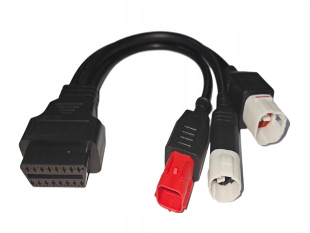 Cf kabel adapter diagnostyczny obd 2 na 3 pin +4 pin do Yamaha +6 pin Honda