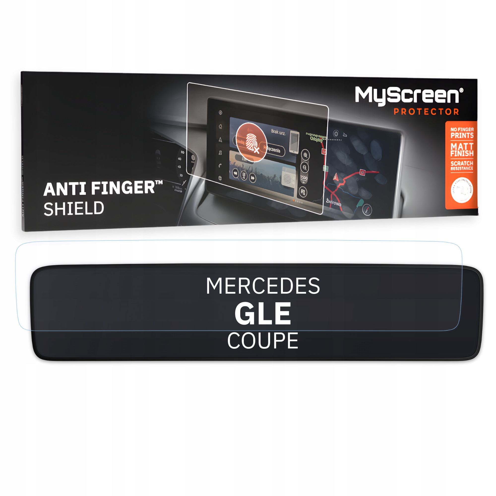 Matná fólie pro Mercedes Gle Coupe 2023 MyScreen