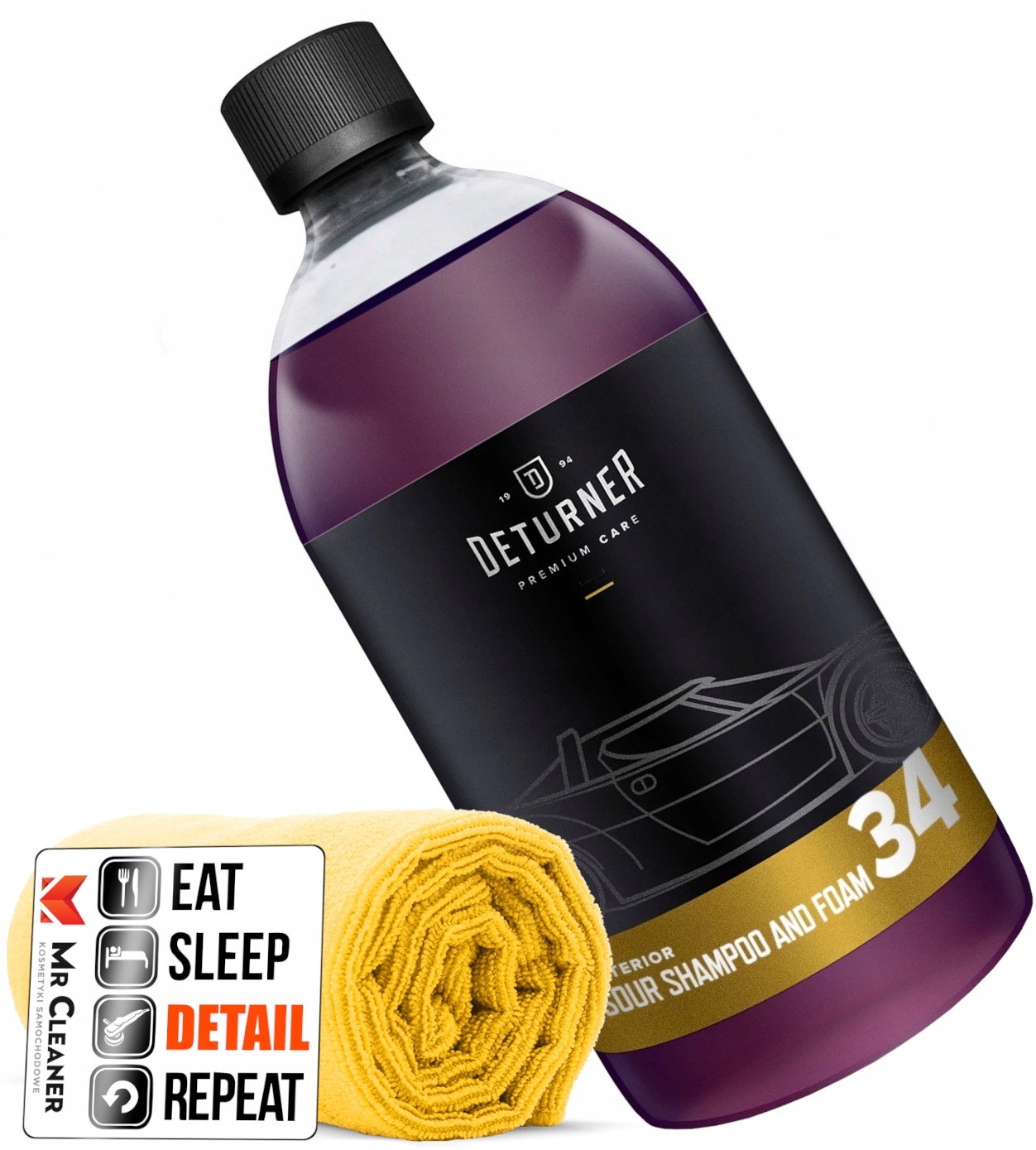 

Deturner Sour Shampoo Foam Kwaśny Szampon Piana 1L