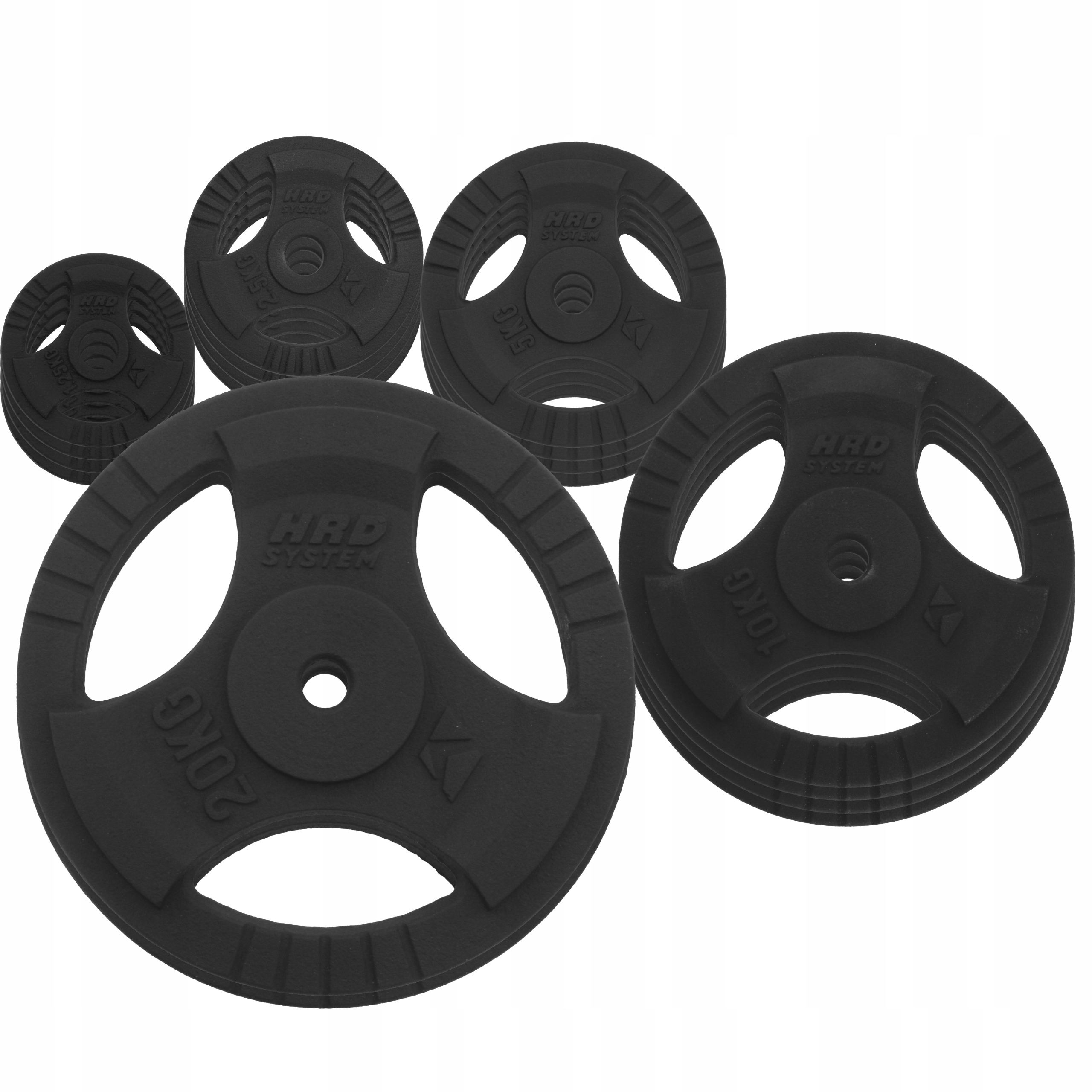 

Zestaw 115kg obciążenie żeliwne 29mm