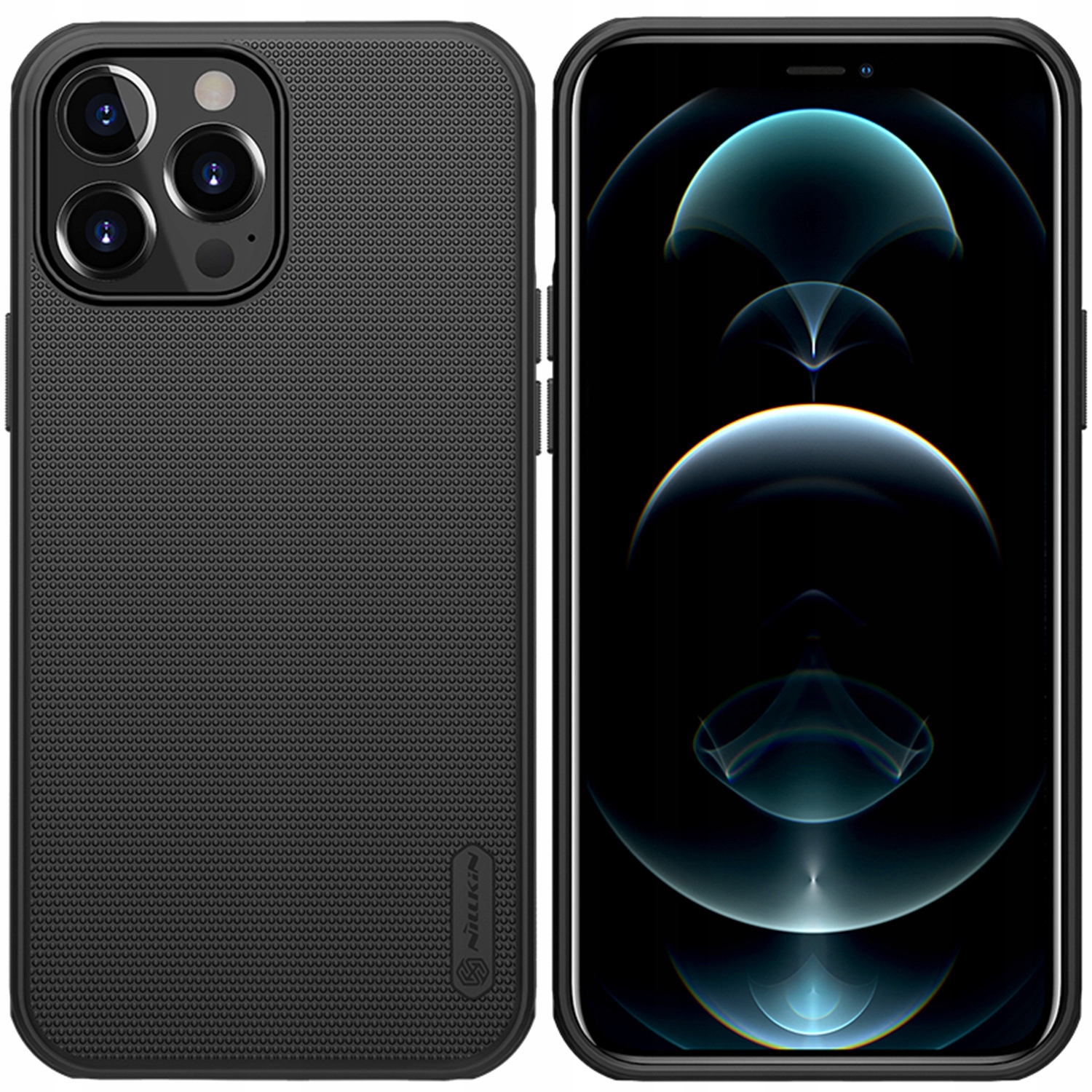 Etui Nillkin do Apple iPhone 13 Pro Frosted Pro czarny-Zdjęcie-0