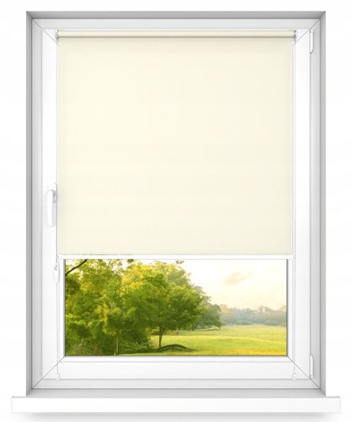 Roleta bez zatloukání Světle Béžová 90 x 130 cm mini basic rychlá montáž