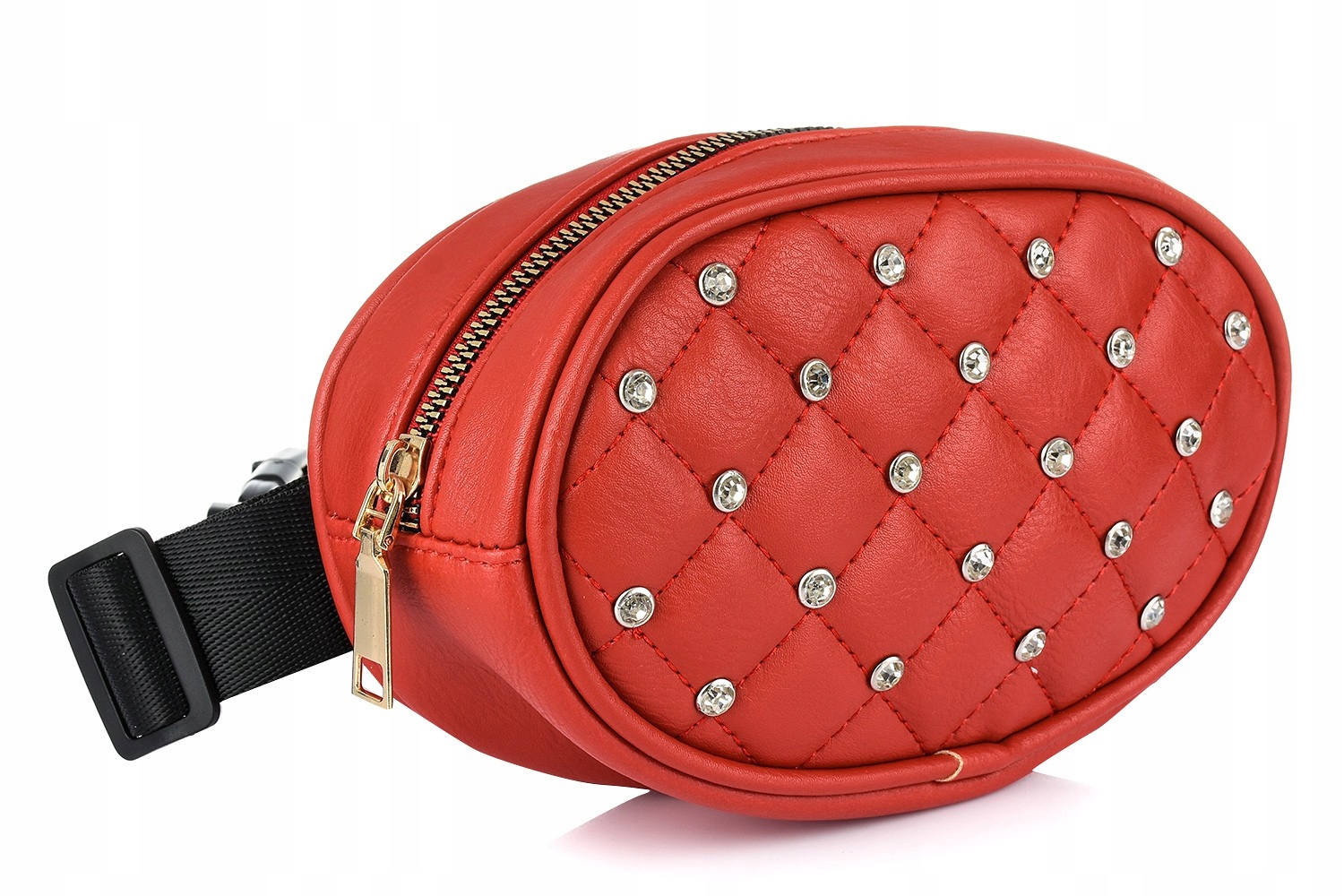 

Damska nerka saszetka na pasek biodrówka owalna