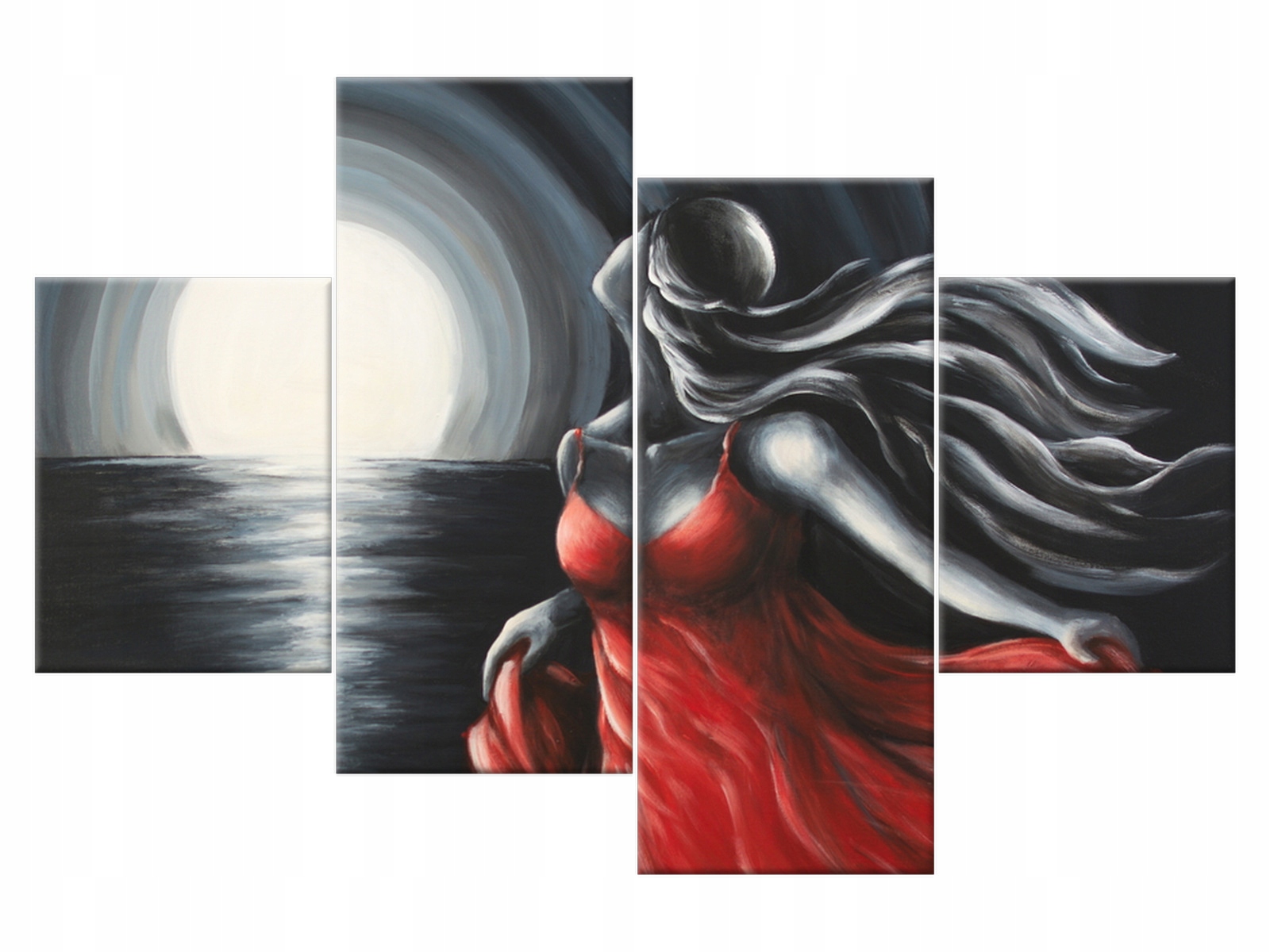 

Obraz Ucieczka od przeszłości 120x80 Zachód słońca