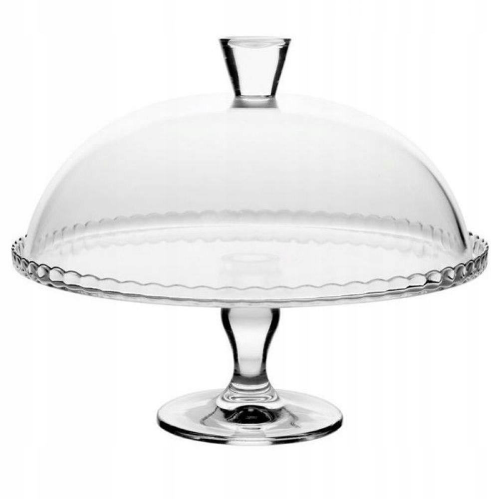 

Patera Z Kloszem 32CM Szkło Hartowane
