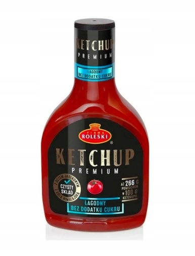 Levně Roleski Kečup jemný bez cukru 6x425 g Keto sada