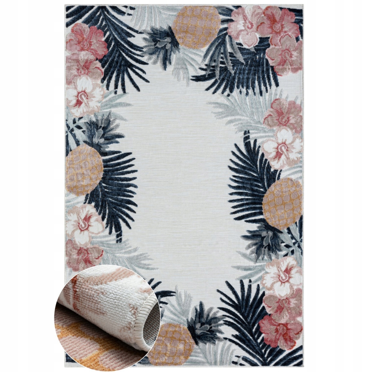 160x230 Kusový koberec Daisy weiß – na von aj na doma