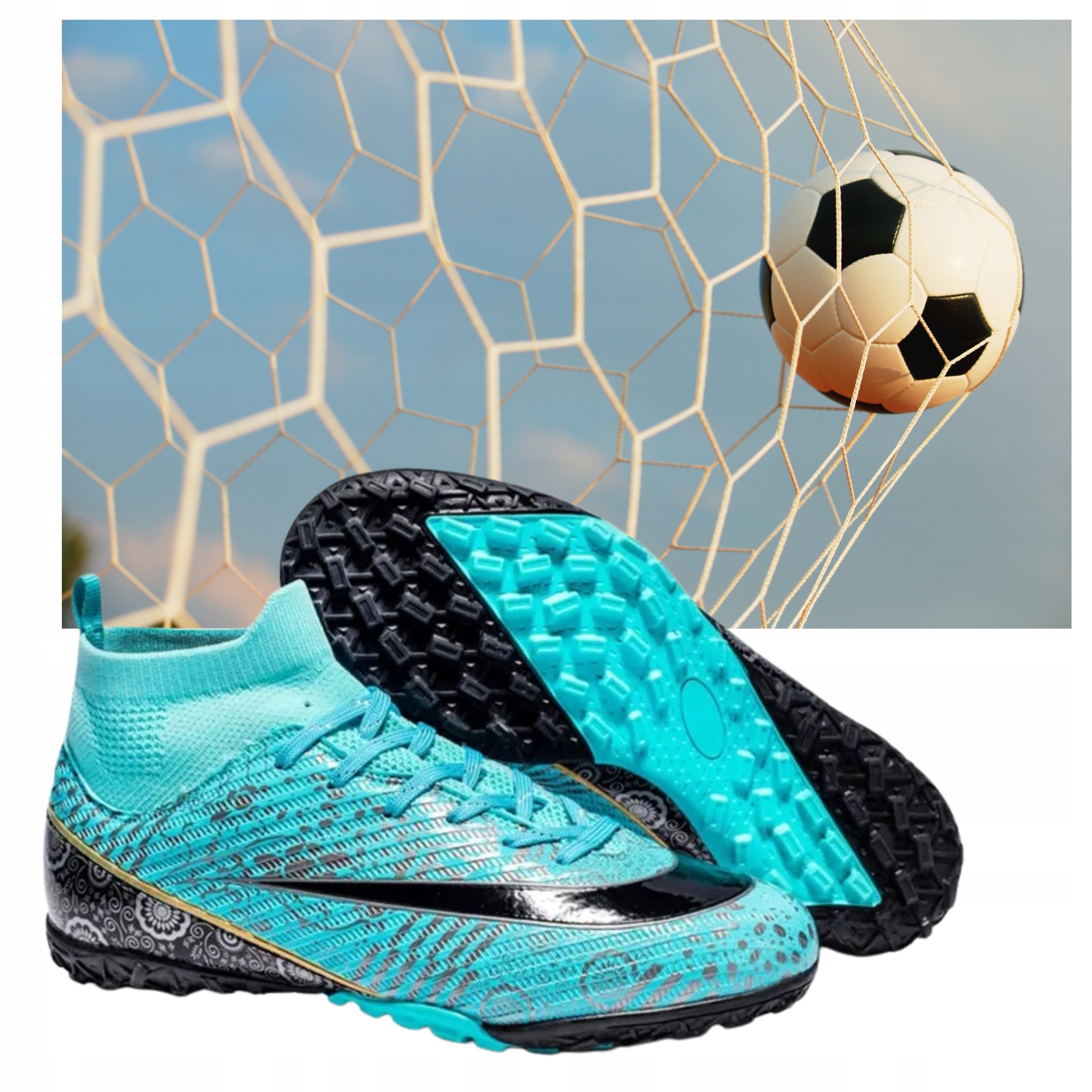 Halovky Dětské sportovní fotbalové boty tréninkové turfy na fotbal