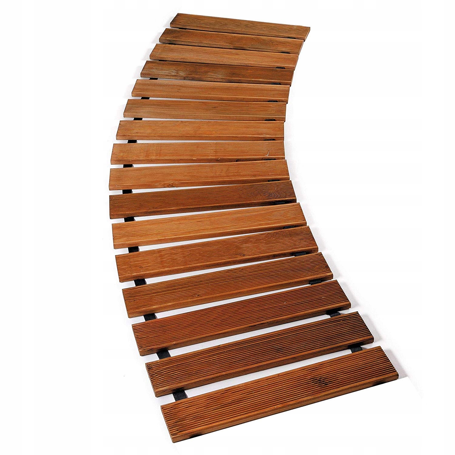 

Drewniana ścieżka do ogrodu 50cm modrzew brązowa