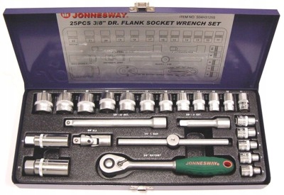Zestaw Narzędzi Grzechotka 3/8" Klucze 6-22mm