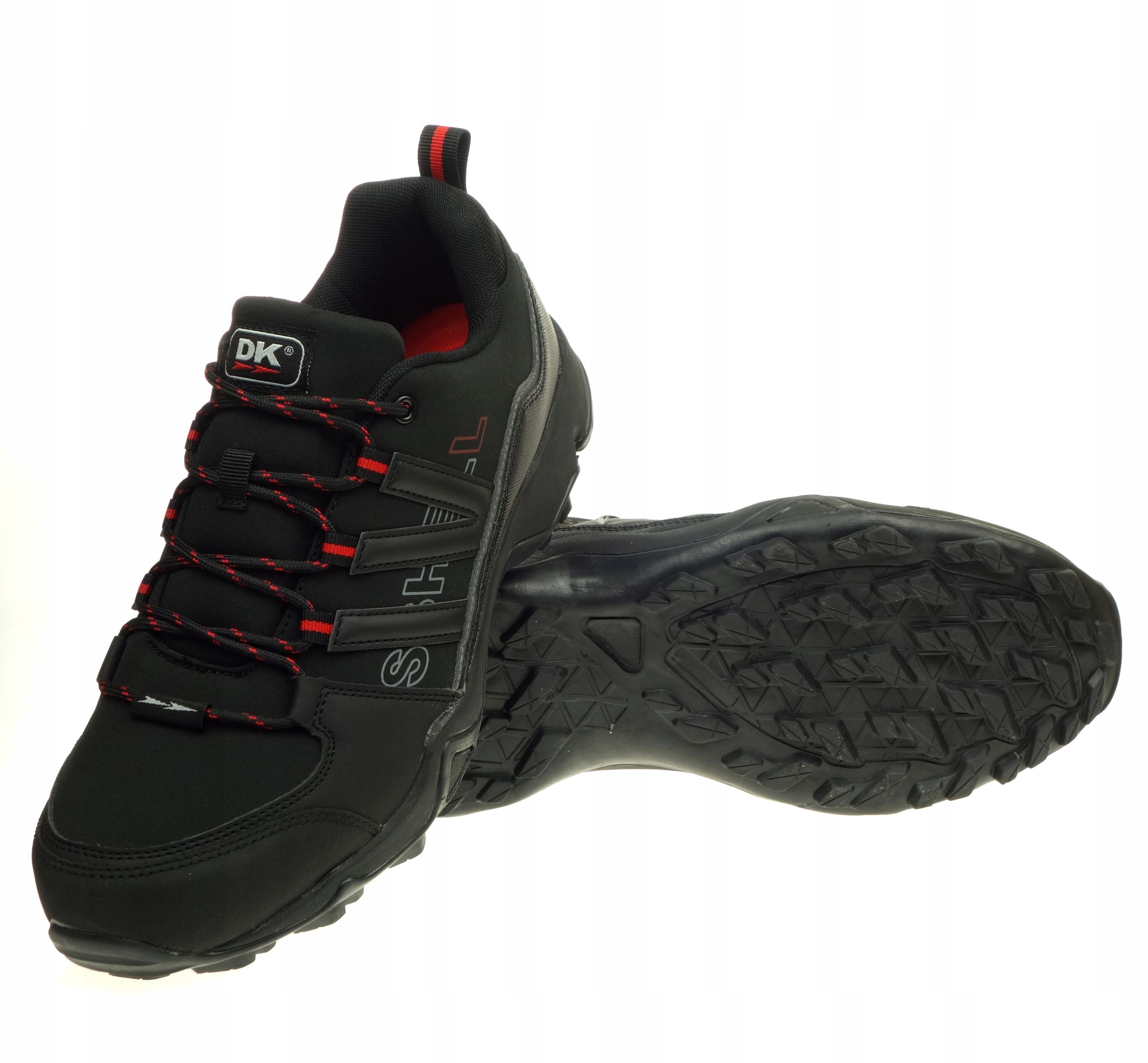 Buty Męskie Trekkingowe DK SPIRIT SoftShell OUTDOOR VB17331 Blk/Red 45 Materiał zewnętrzny inny