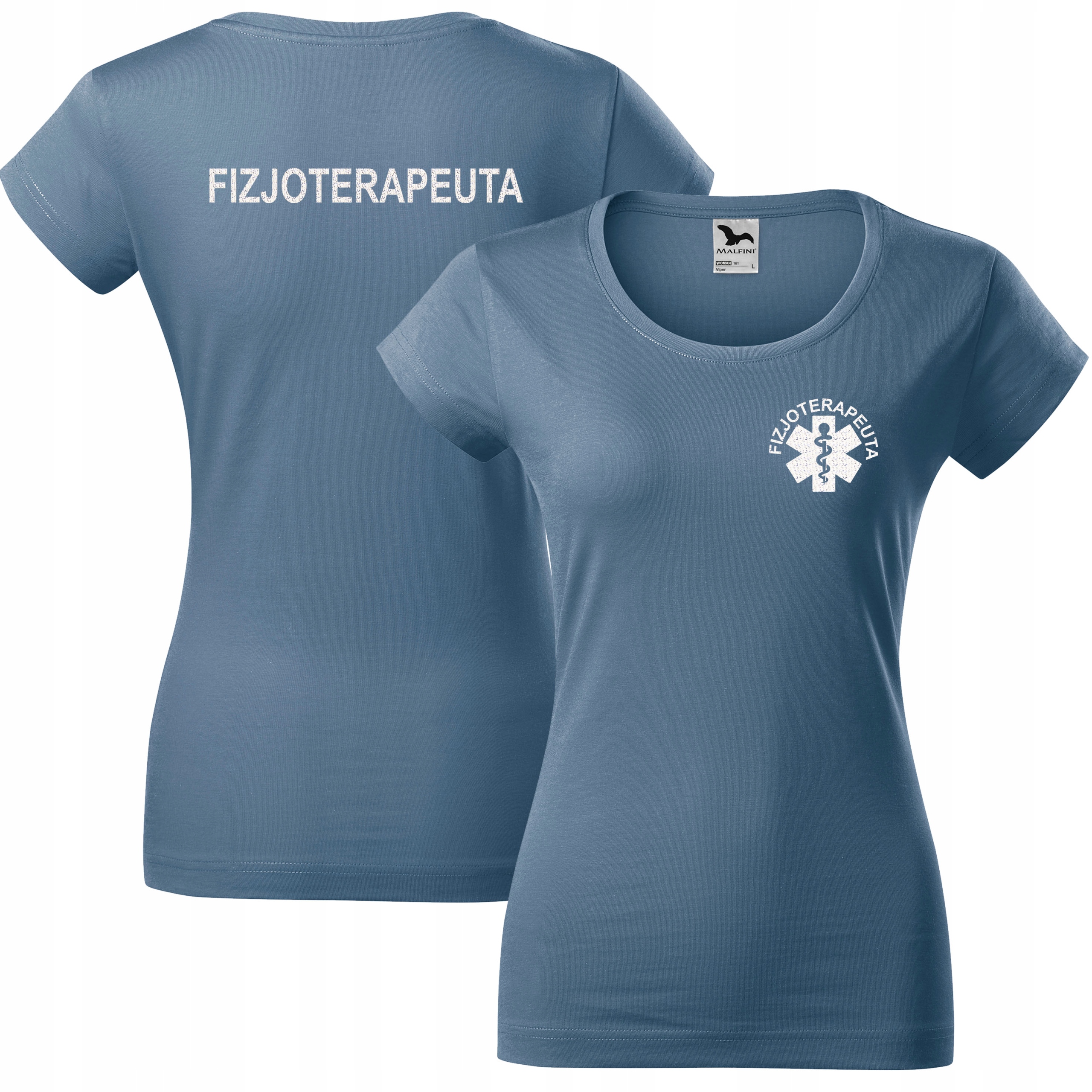 

Haft Damska koszulka Fizjoterapeuta roz XXL
