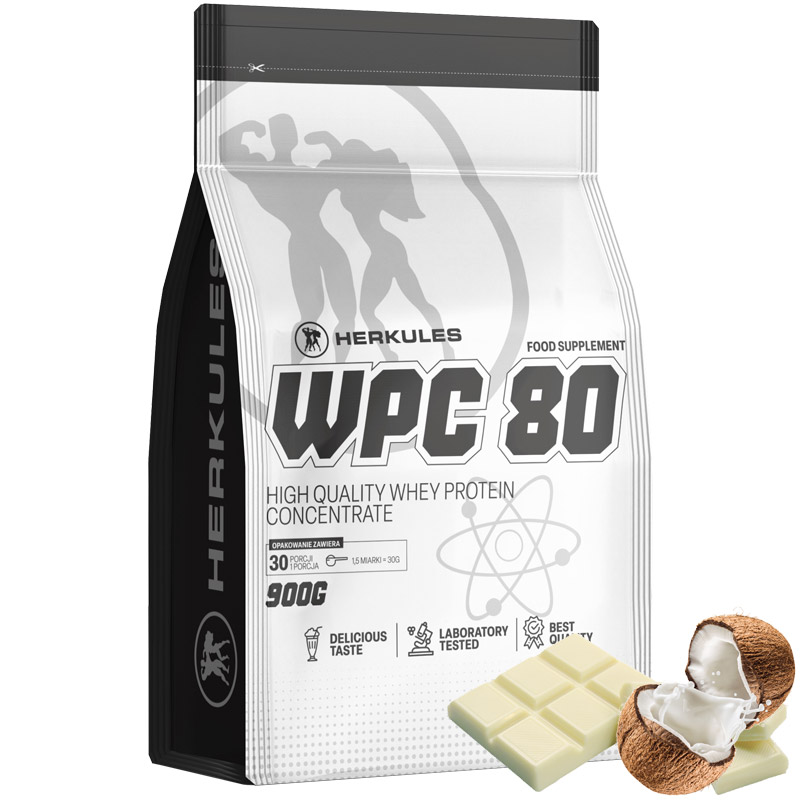 Herkules Wpc 80 900 g Syrovátkový Koncentrát Aminokyseliny Glutamin