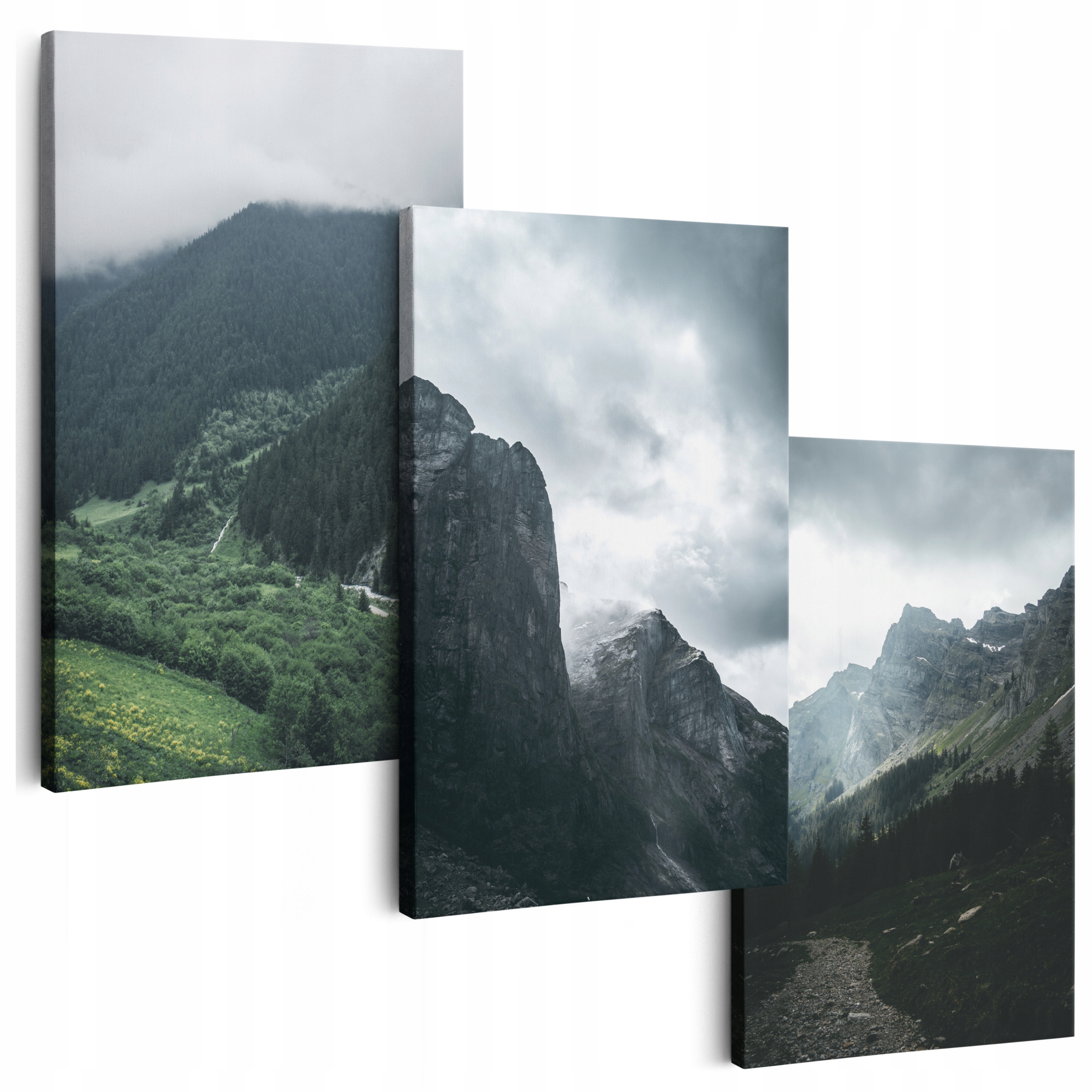 Obraz Na Plátne 150 cm **veľa vzorov* Obrazy Do Obývačky Triptyki Hory