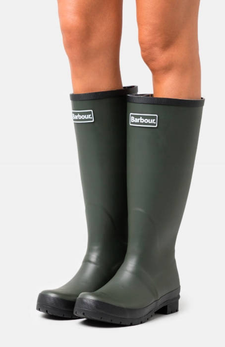 Barbour Abbey Wellington Boots Olive zelené 39 Uk 6 Holínky holínky