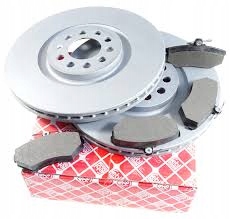 FEBI ТОРМОЗНІ ДИСКИ + КОЛОДКИ перед MERCEDES КЛК A209 C209