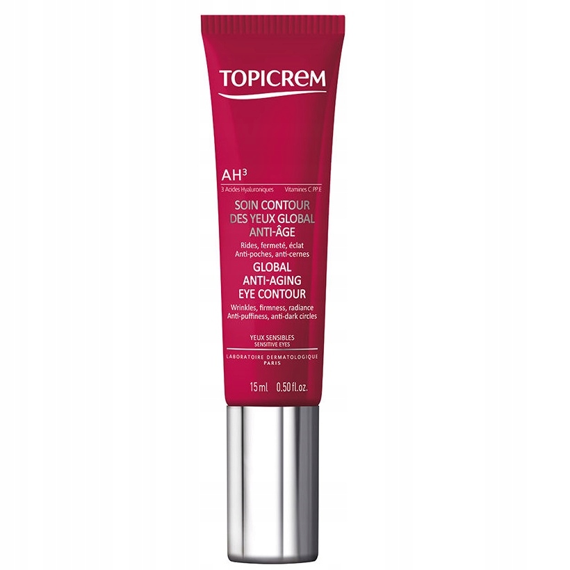 Topicrem AH3 Global Anti-Aging Oční krém proti stárnutí pleti 15 ml