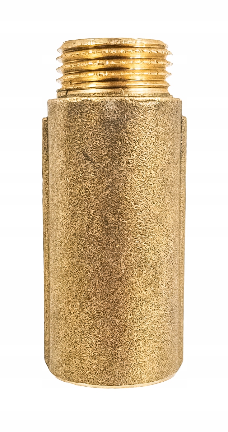 PRZEDŁUŻKA WYDŁUŻKA ZŁĄCZKA MOSIĘŻNA Ø 1/2" CALA DŁUGOŚĆ 50mm SOLIDNA SIZER Stan opakowania oryginalne