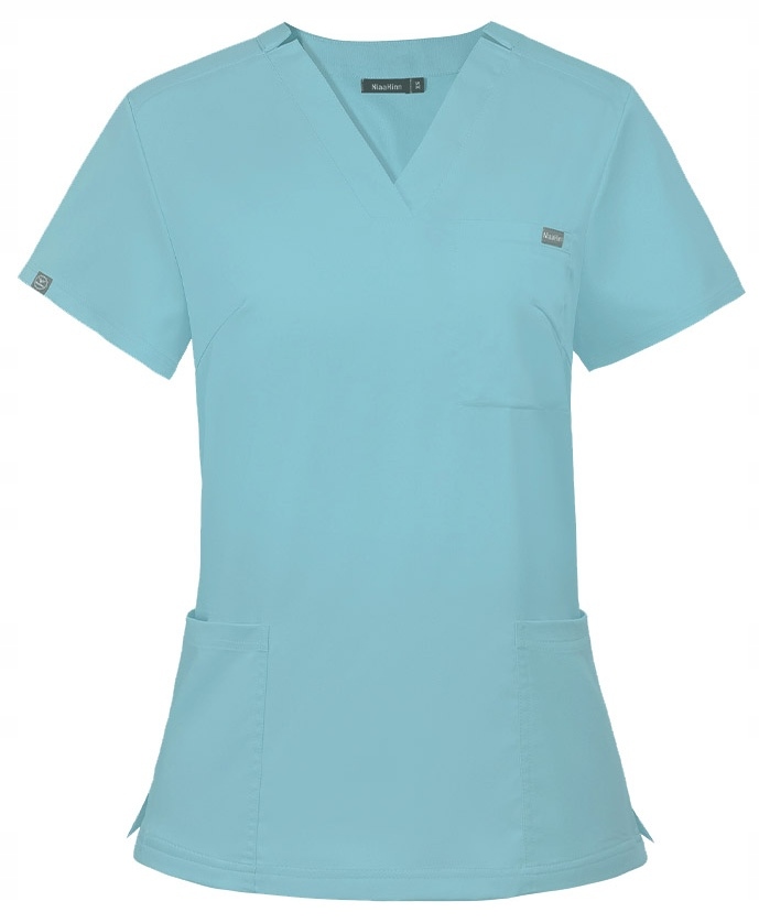 Komplet Medyczny Scrub Uniform Damski Model 42032 Jasnoniebieski Rozmiar S