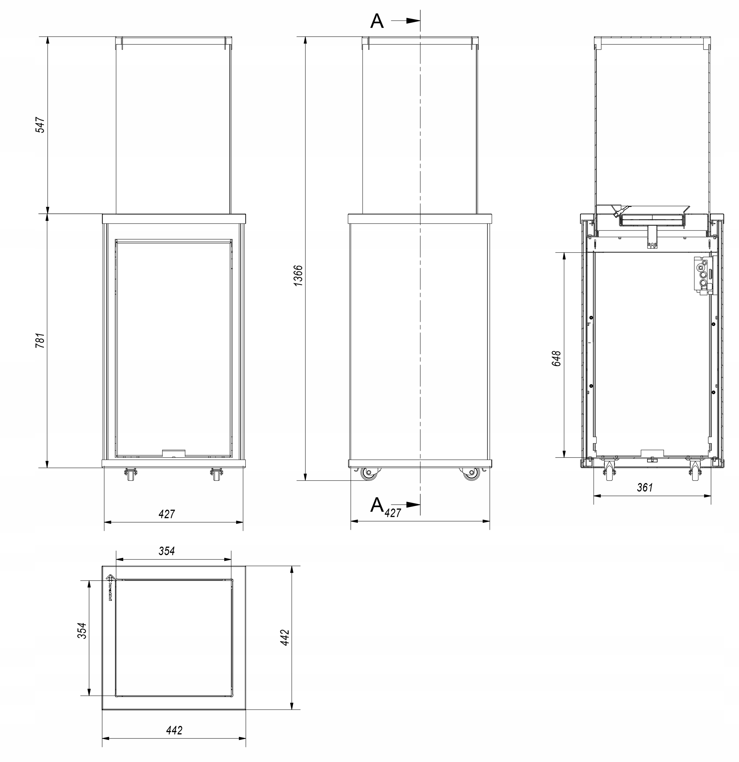 MINI PARASOL GRZEWCZY GAZOWY OGRZEWACZ Spiek PECE Maks. szerokość 44.2 cm
