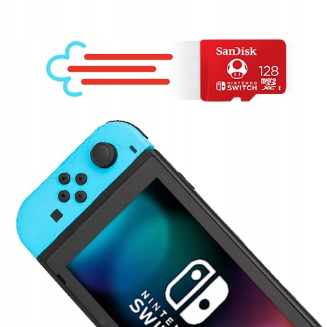 Karta pamięci SanDisk Nintendo microSDXC 128GB 100/90 MB/s