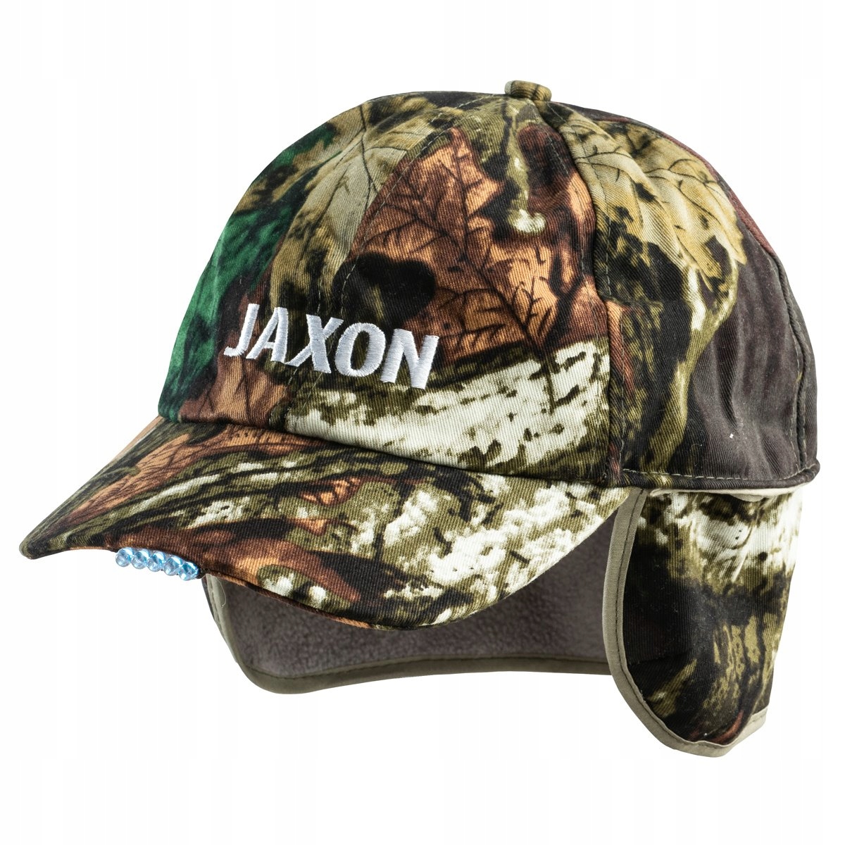 CZAPKA Z LATARKĄ JAXON MORO 5 diod 2xCR2032 W ZEST