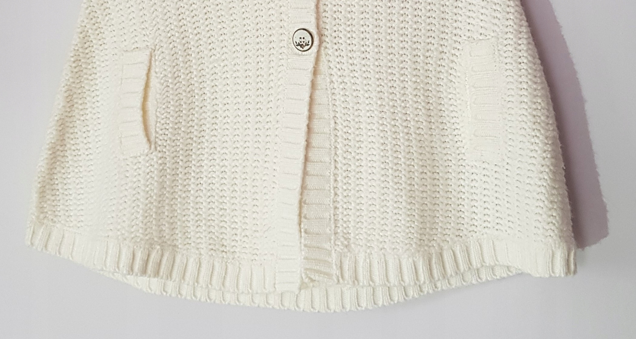 TU Cudna cieplutka pelerynka 86 92 J.NOWA Marka TU