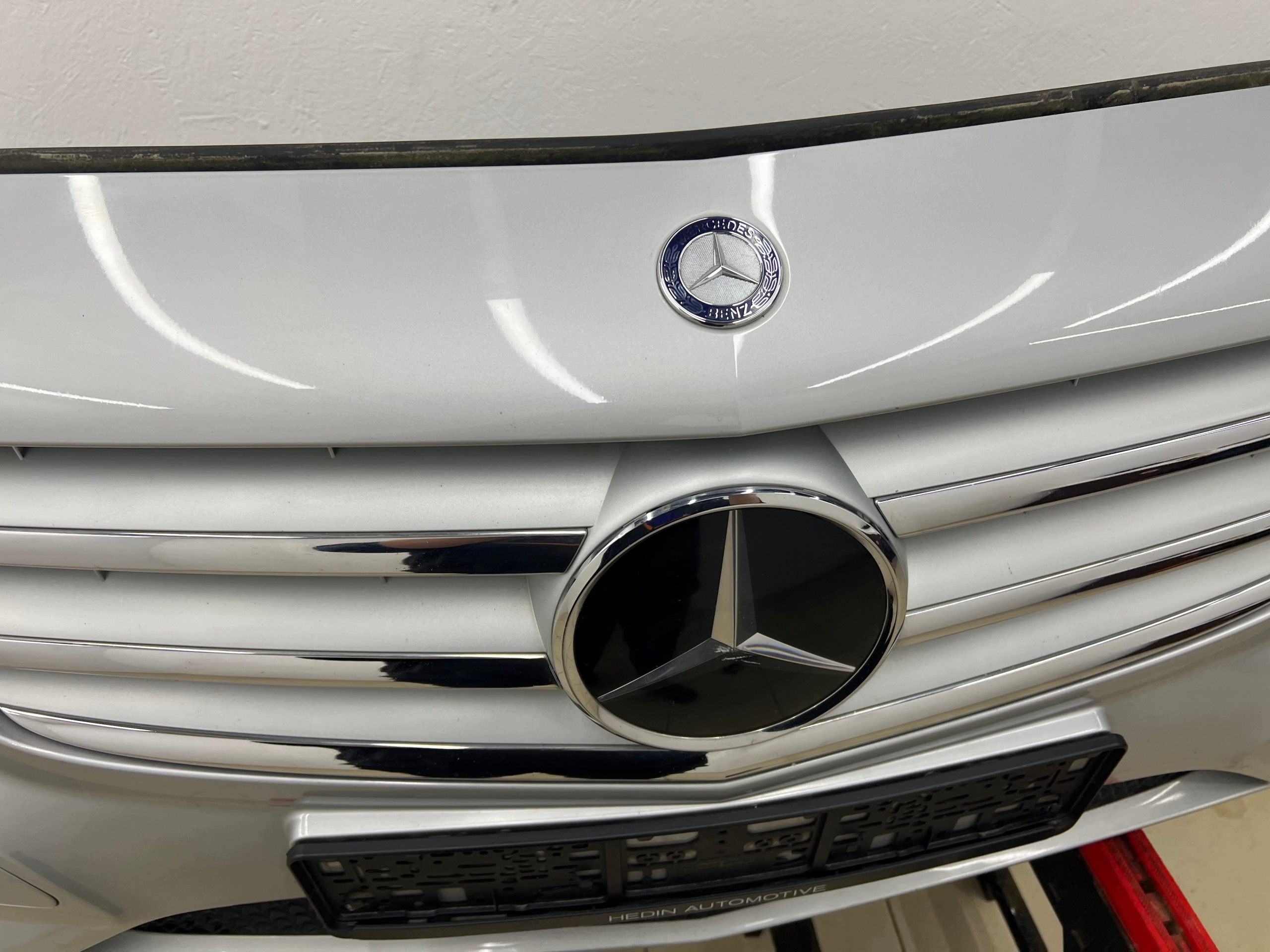 bumper front below RADAR MERCEDES B W246 2011-2014 paint 761 W colour