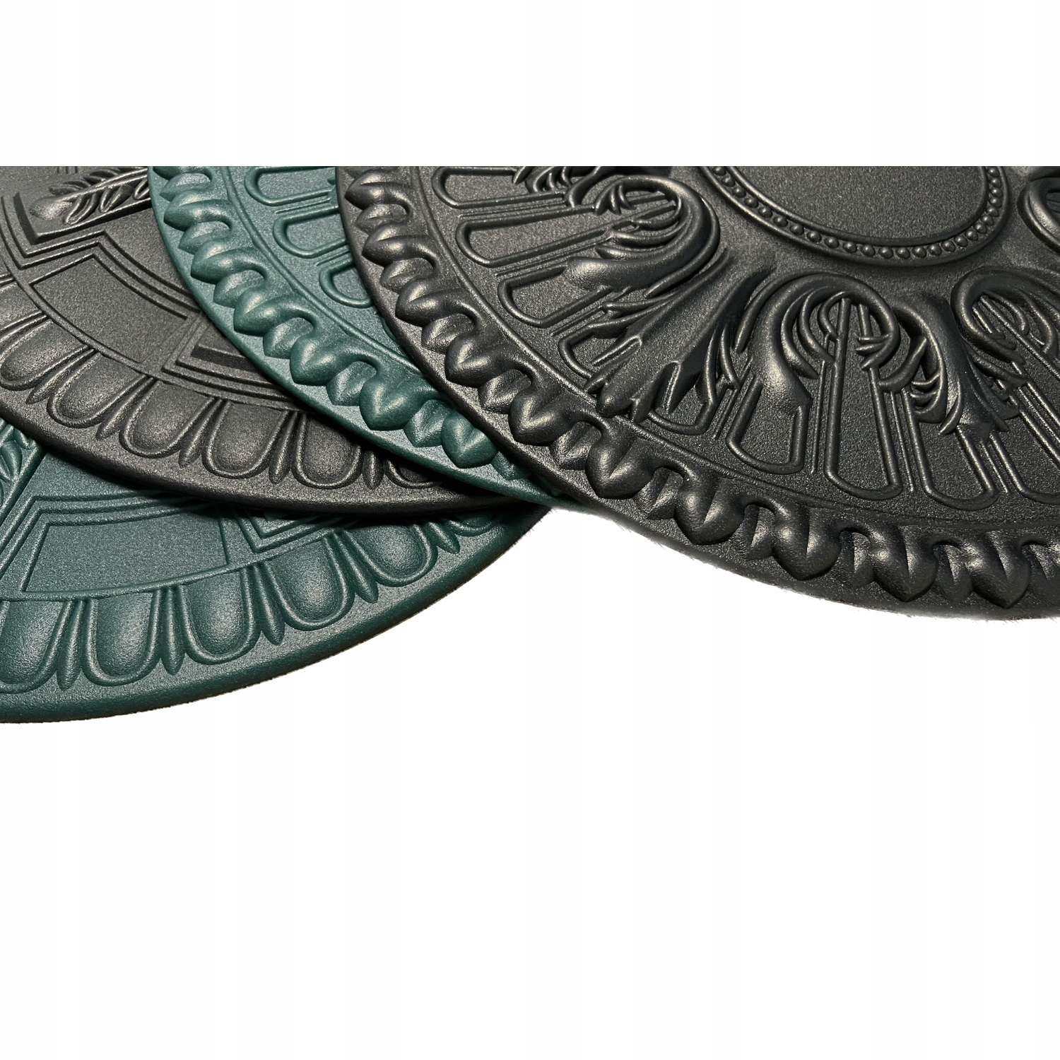 Rozeta sufitowa ścienna panel CZARNY R-2 Marka Deccart