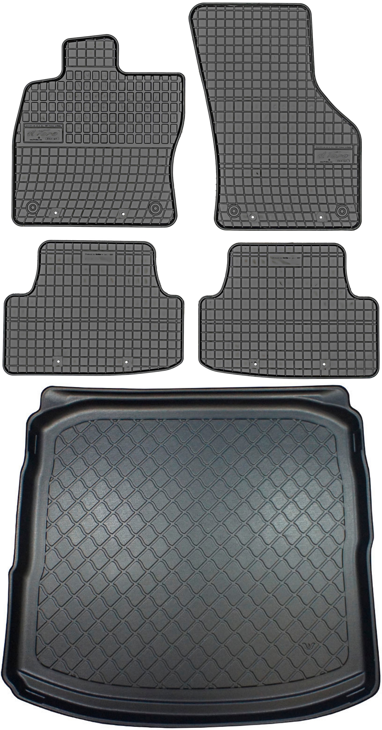 Audi A3 III 8V Sedan 2013-2020 Koberce s rohožou