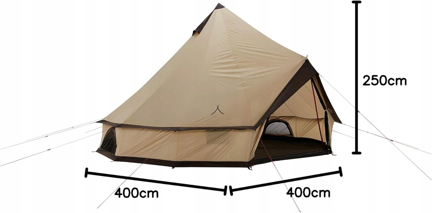 Namiot turystyczny Tipi Grand Canyon Indiana 8 -osobowy Wodoodporny 3000 MM