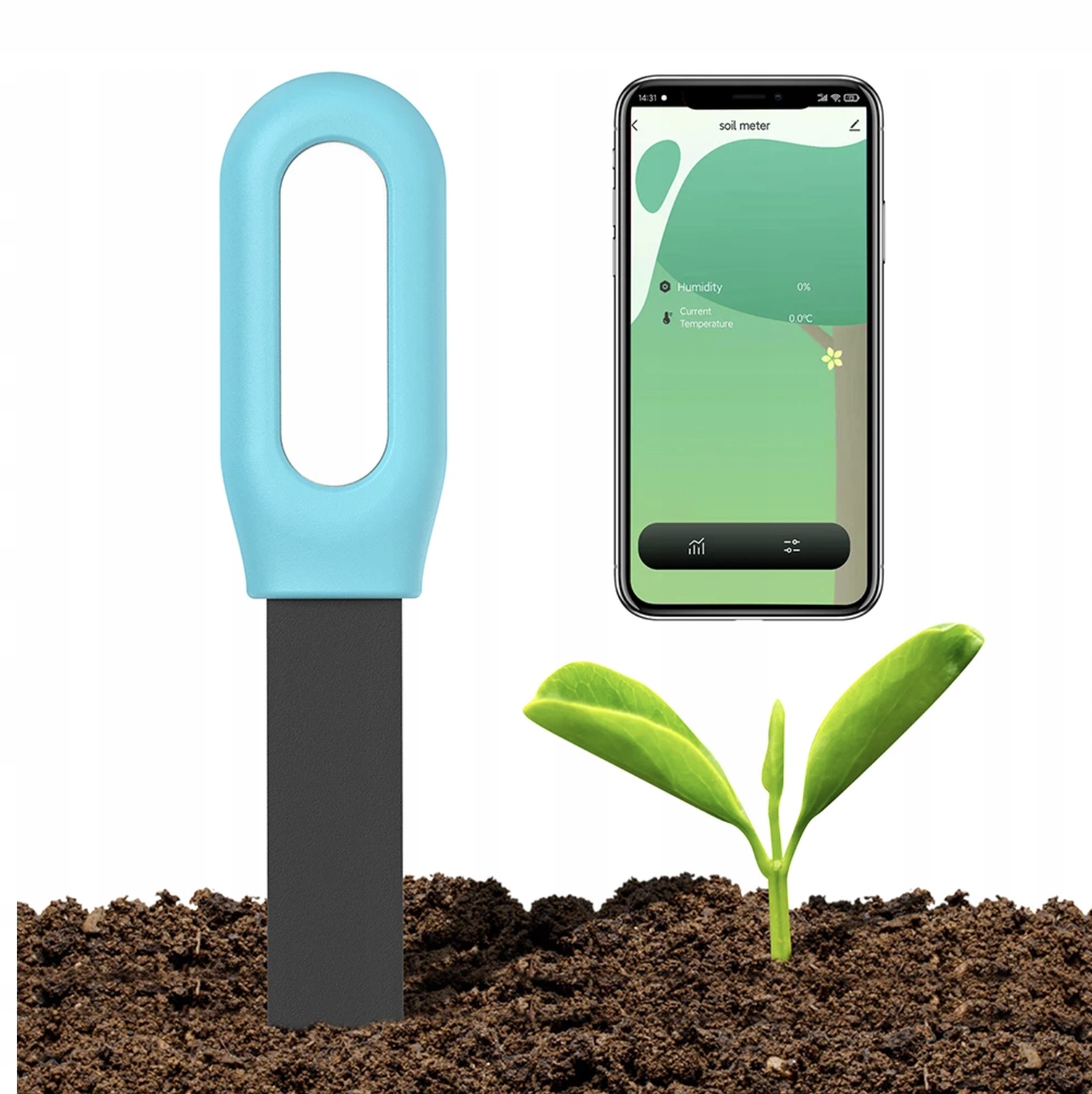 Inteligentní Bluetooth senzor vlhkosti půdy SmartLife