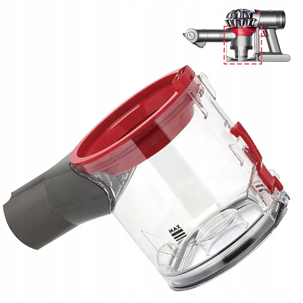 Pojemnik na kurz odkurzacza Do Dyson V7 V8