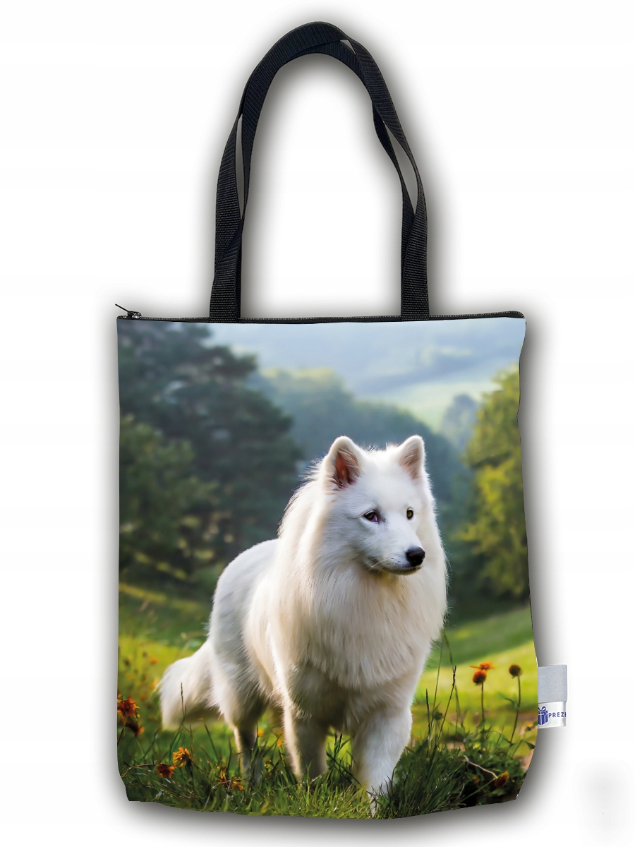 Torba na zakupy / Samojed / Torba z psem / Zwierzęta / Pies