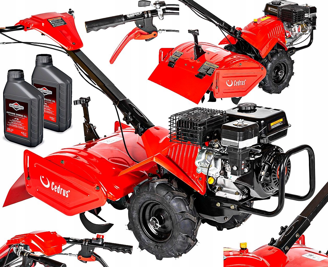 GLEBOGRYZARKA CEDRUS XGT 65 2BS koła NAPĘD + OLEJE