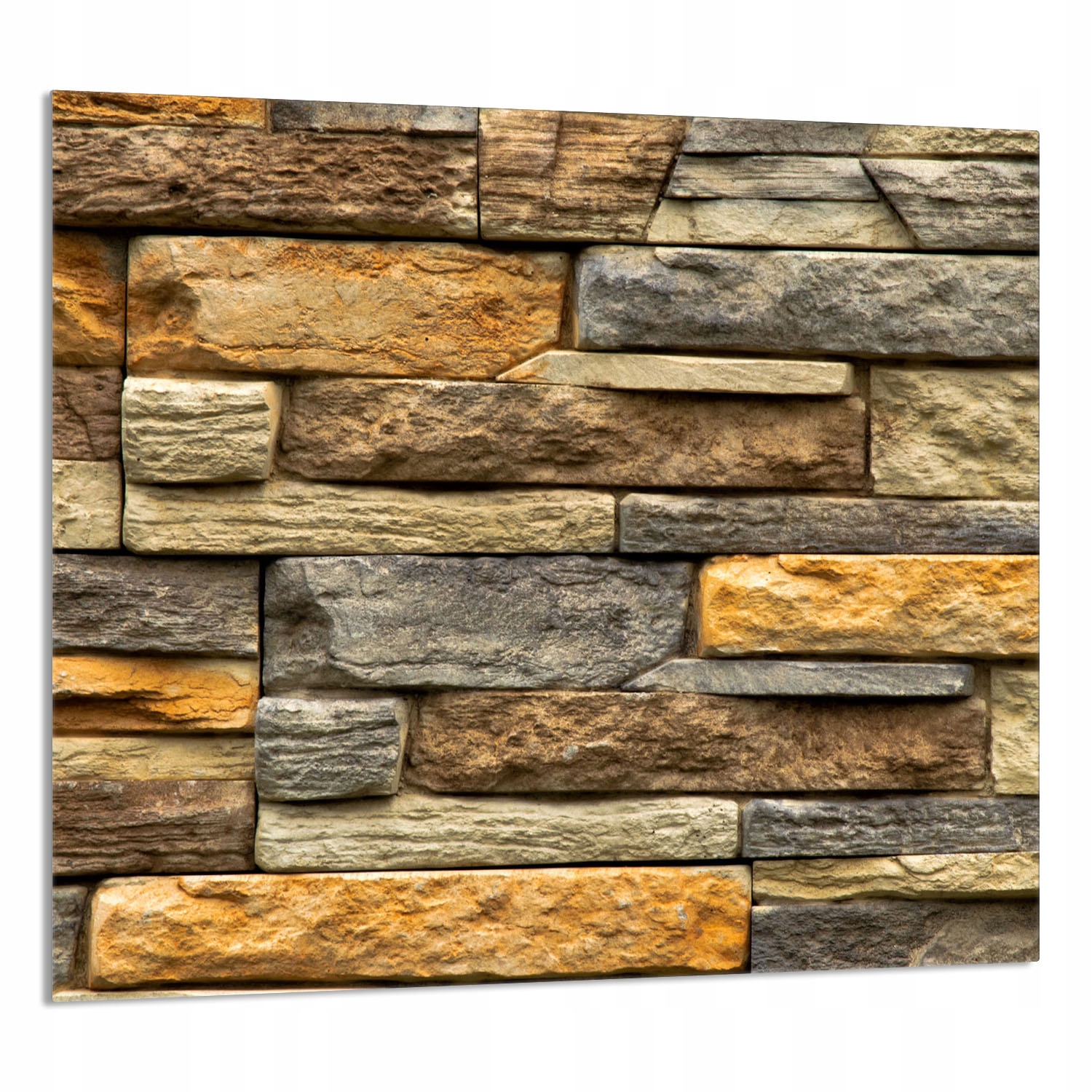 Skleněný Panel Do Kuchyně 65x60 Cihla Tvrzené Sklo