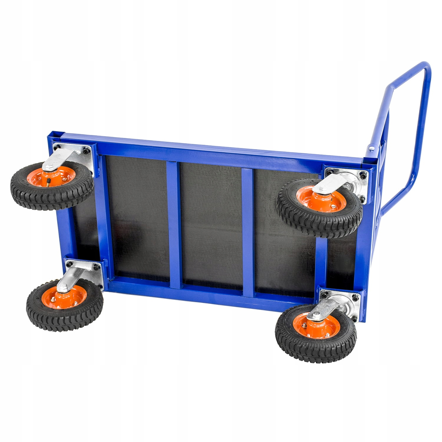 WÓZEK MAGAZYNOWY PLATFORMOWY towarowy 90x50 300KG Wysokość produktu 105 cm