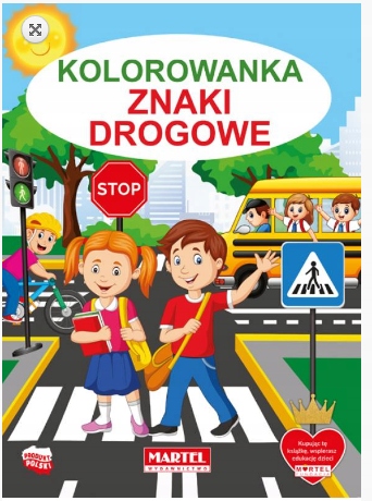 

Kolorowanka malowanka Znaki Drogowe MAR-37