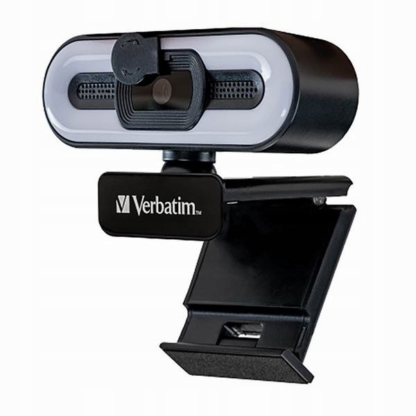 Webová kamera Verbatim AWC-02 1080p Fhd Usb 2.0 s mikrofonem a přisvícením