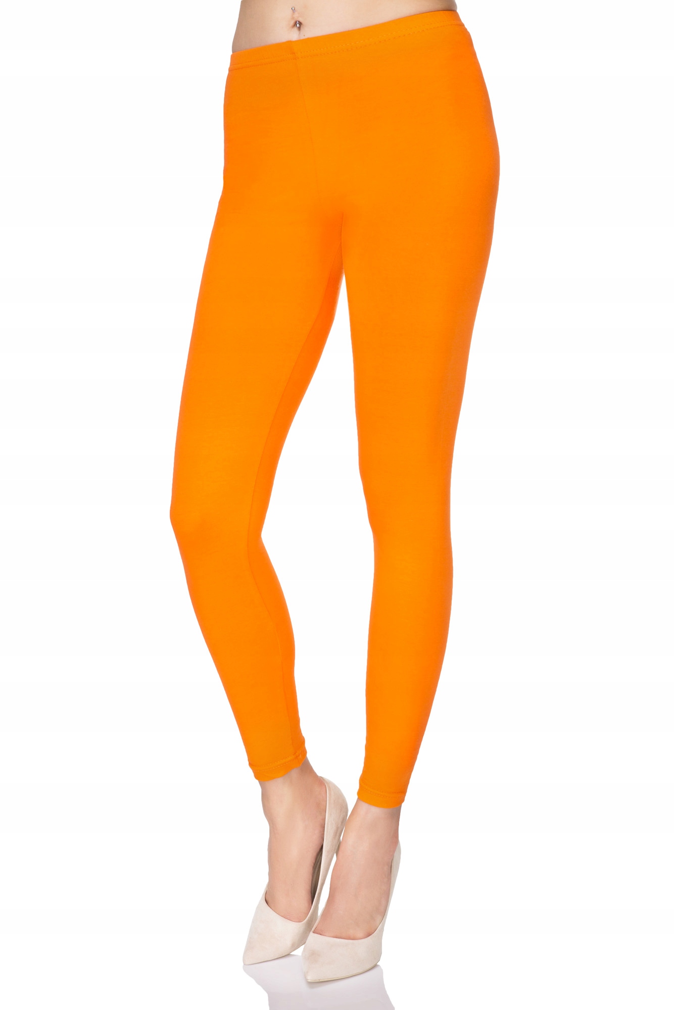 

Długie Legginsy Damskie Getry Bawełniane Full 2XL