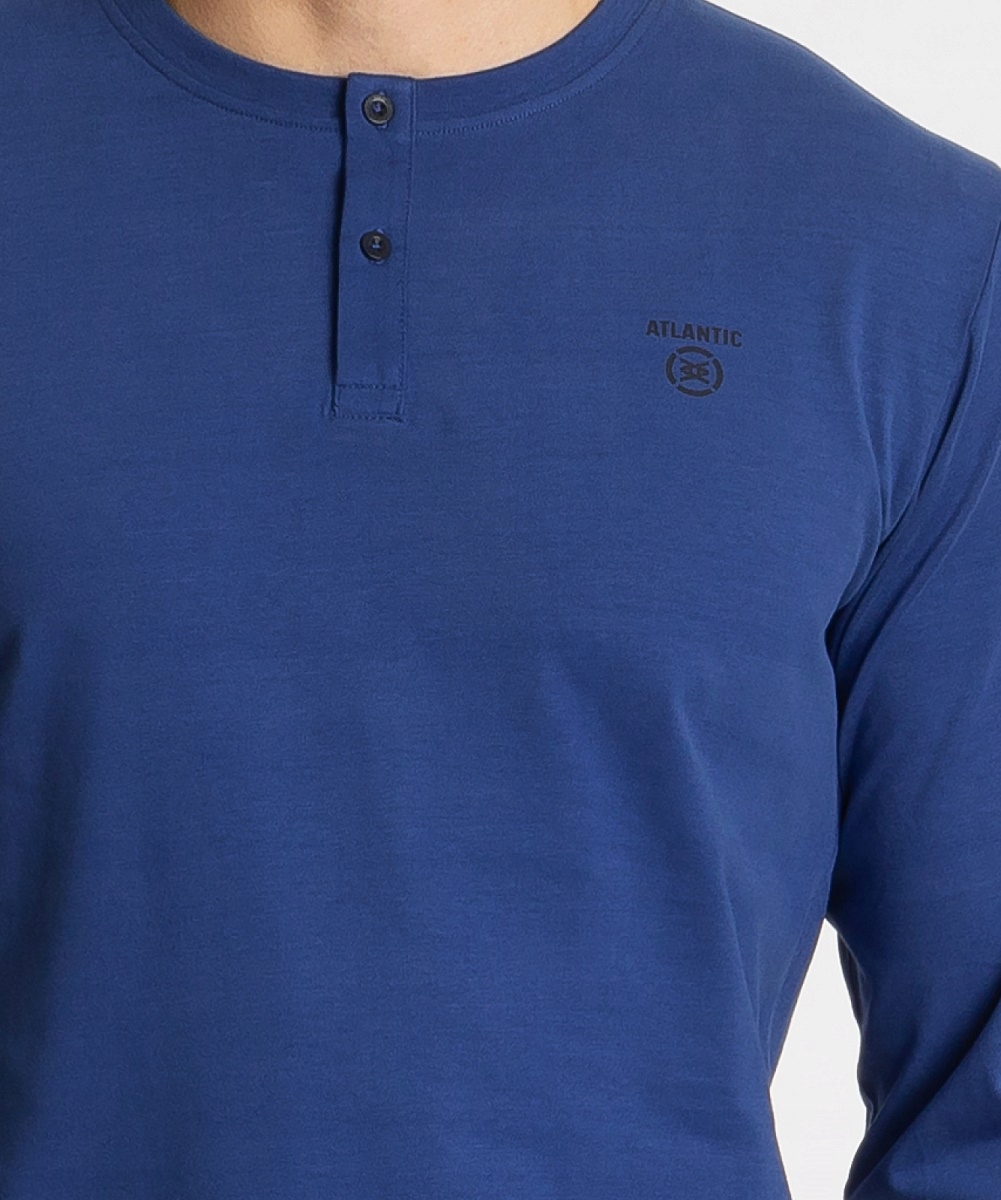 PIŻAMA MĘSKA ATLANTIC NMP360/02/NIEBIESKI GRANAT/XXL Rozmiar XXL