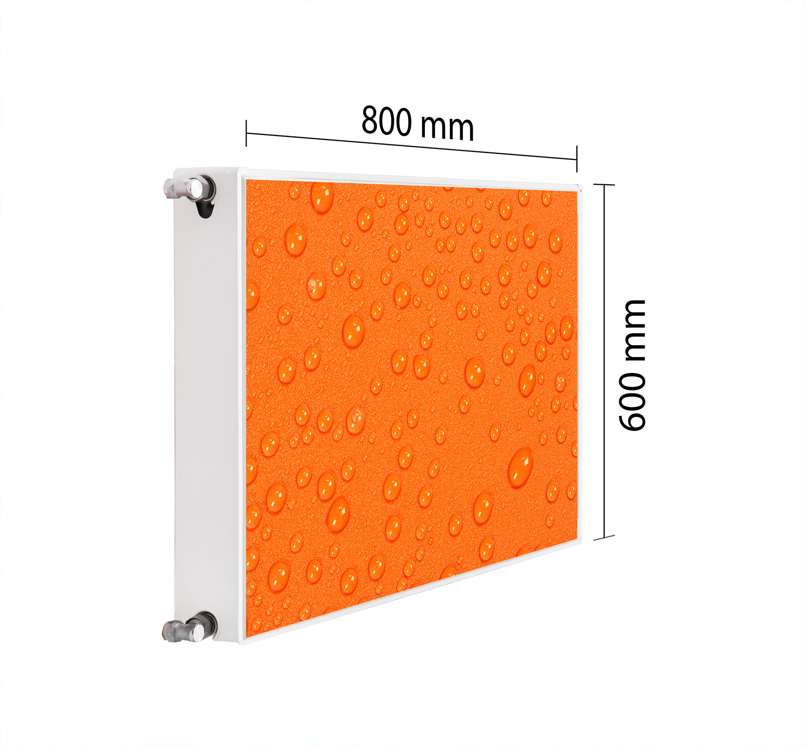 Magnetická Krytka Na Radiátor 80x60 Kapky Podložka Magnet